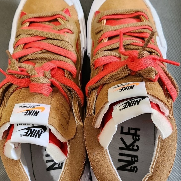 Men’s Nike blazer low sacai-sz8 - Picture 2 of 3